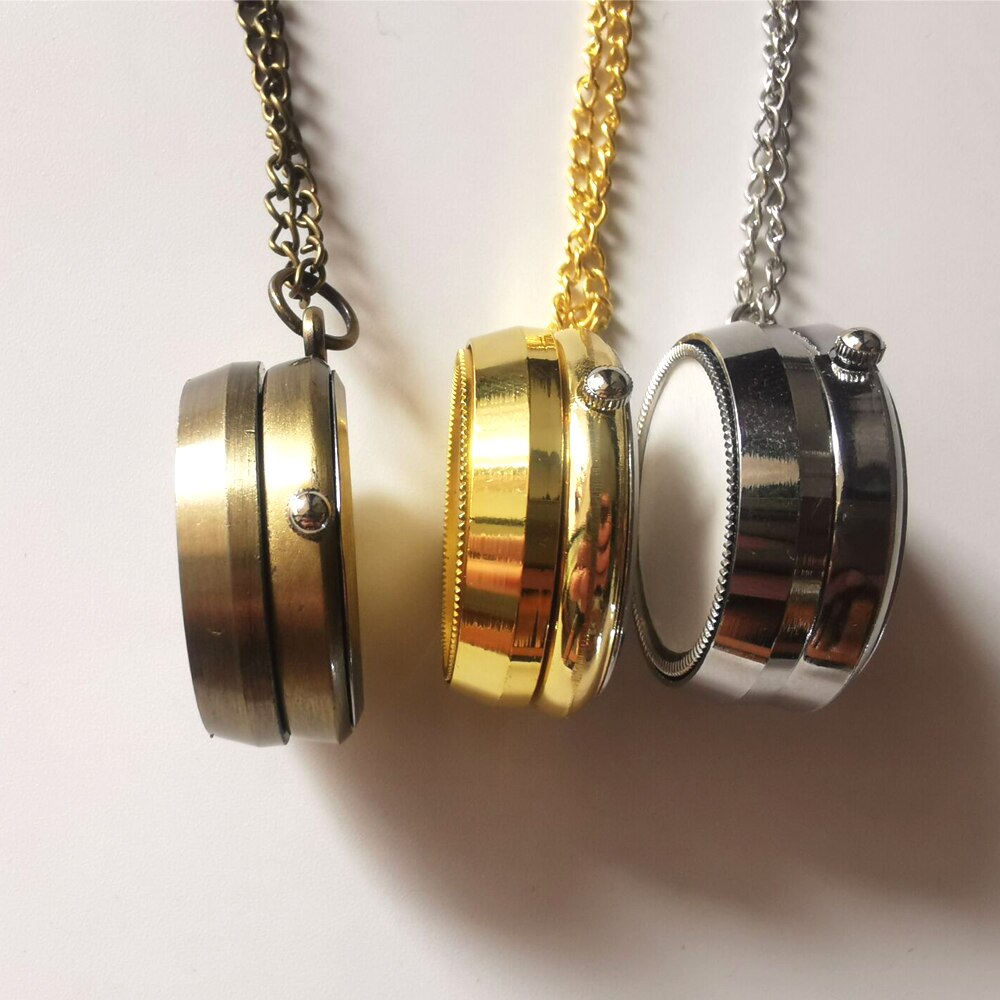 (2219) 12 Stks/partij Vintage Roterende Tol Diy Sticker Foto Epoxy Zakhorloge Ketting Hanger Xmas Vriend Party