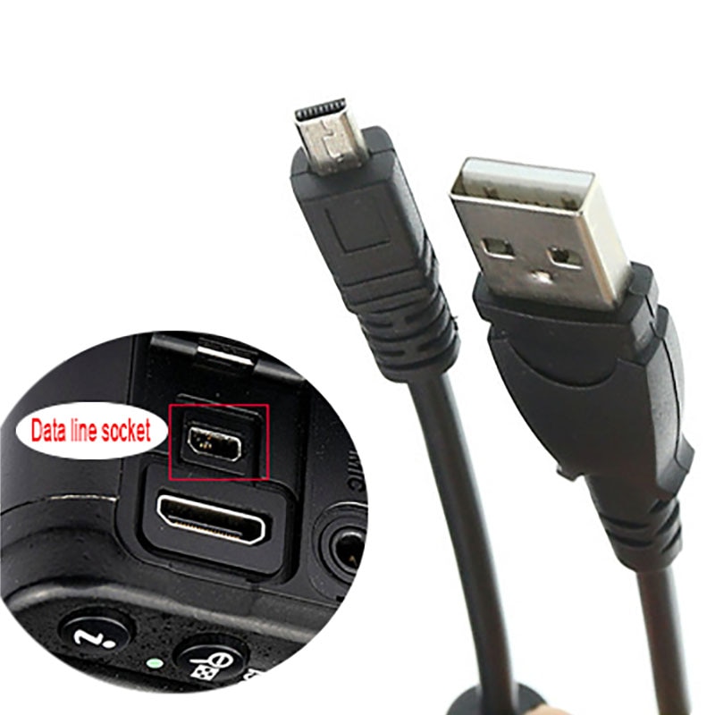 8-Stift UC-E6 UC-E16 UC-E17 USB synchronisieren Kabel für NIKON D5100 D5200 D5000 D5500 D7100 D7200 Df D3200 1 v1 1V1 SLR kamera USB kabel