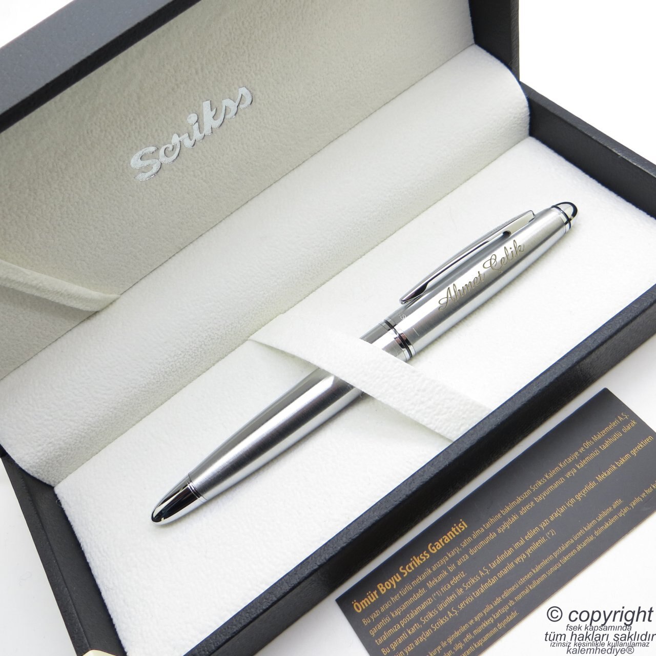 Stylo à rouleau chromé Scrikss 88, stylo spécial,