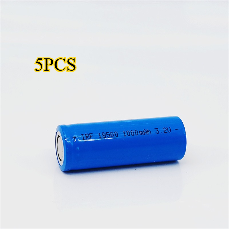 5PCS~10PCS 1800mAh LiFePO4 18500 Rechargeable Battery 3.2V High Power Deep Cycle Lithium Iron Phosphate for EV/RV/Backup Power: 3300 K