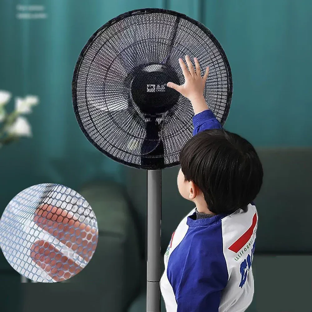 Universele Elektrische Ventilator Cover Fan Bescherming Covers 16/18 Inch Veiligheid Cover Kind Baby Anti-knijp Elektrische Net Mesh Fan