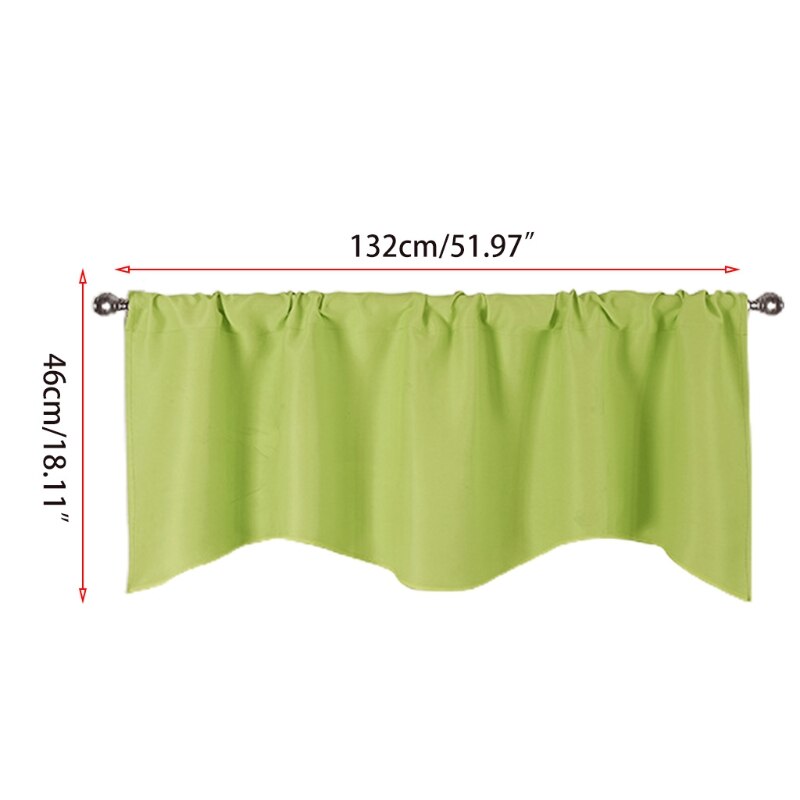 Rideaux occultants de couleur unie, stores romains élégants, rideau court café pour cuisine, rideau de fenêtre moderne pour armoire de cuisine K3NA