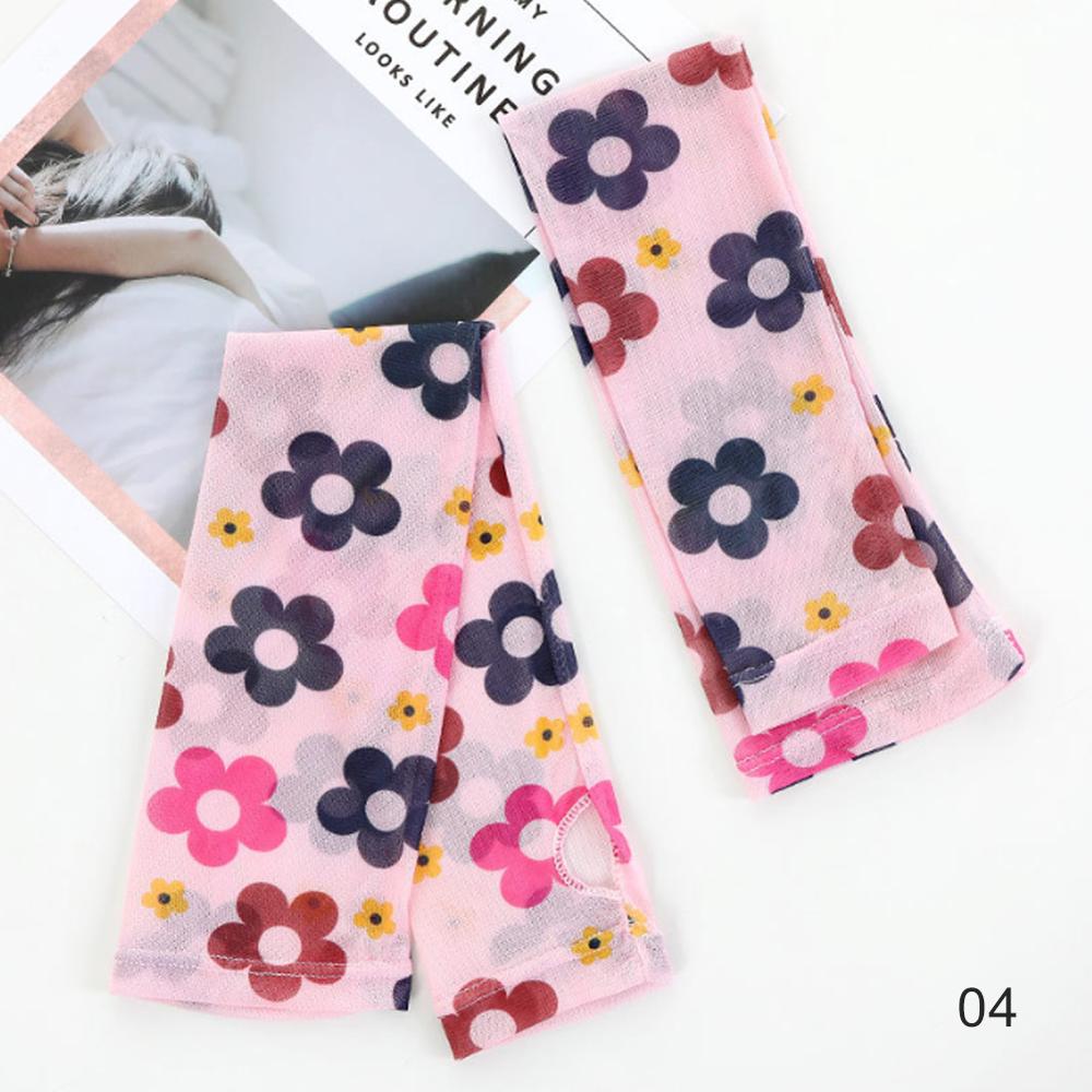 Manchettes d'été colorées pour femmes, protection contre les uv et le soleil, idéales pour le cyclisme, la course à pied, la pêche, l'escalade et la conduite: 4