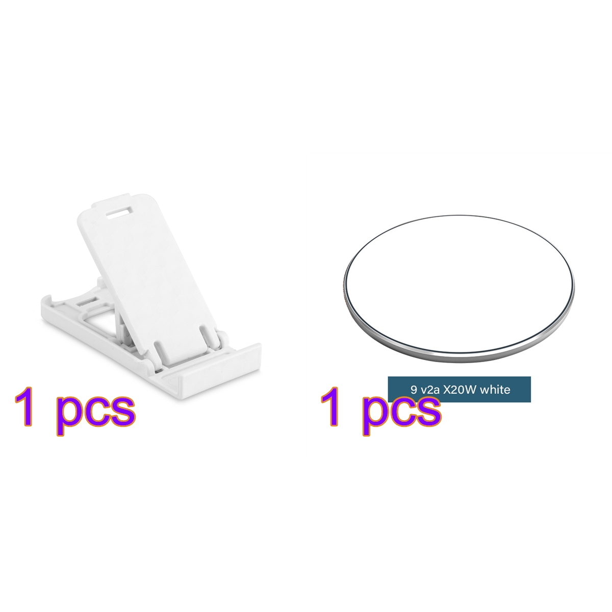 20w raske trådløse ladere til iphone 12 pro xs max xr  x 8 pluss til samsung galakse  s10 s9/s9+ s8 Merk 9 usb qi ladepute: X20w hvite
