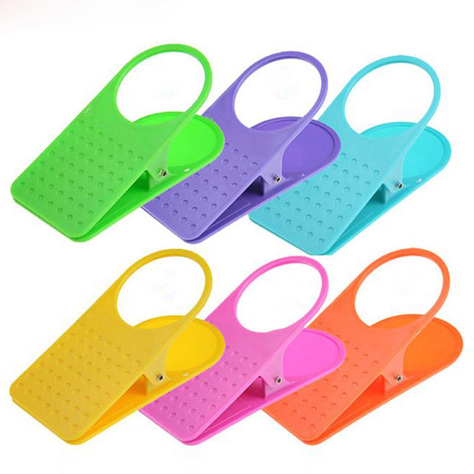 Soporte portátil para tazas, abrazadera de Clip para escritorio, mesa de oficina, soporte para bebidas de café: Default Title