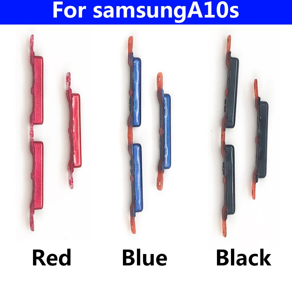 Nueva tecla de encendido lateral + botón de volumen para Samsung A10S, A20S, A21S, A30S, A50S, pieza de repuesto, accesorios de teléfono móvil