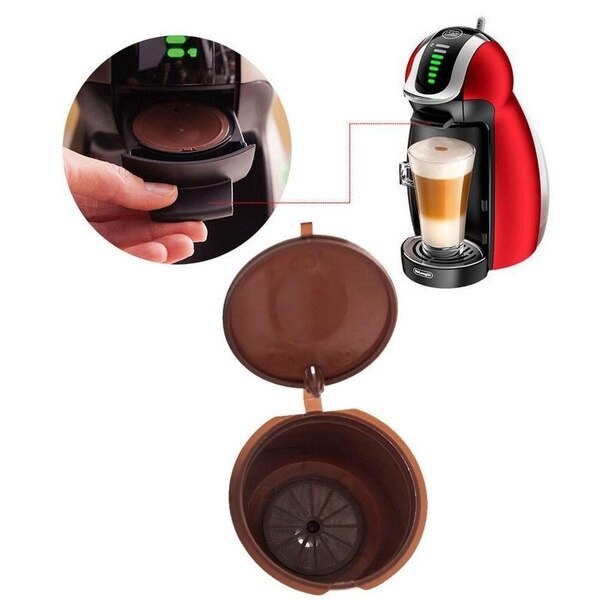 Reusable Dolce Gusto Coffee Capsule 3rd Plastic Refillable Dolce Gusto Coffee Capsule Fit for Nescafe Coffee Machine