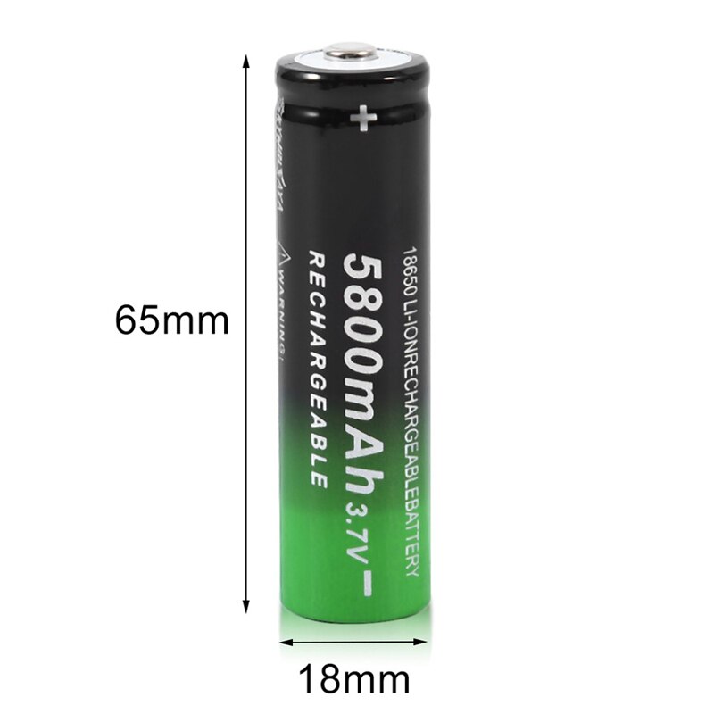 GTF 3,7 V 5800mah 18650 Batterie Li-Ion Akku LED Taschenlampe Notfall Beleuchtung Tragbare Geräte Werkzeuge