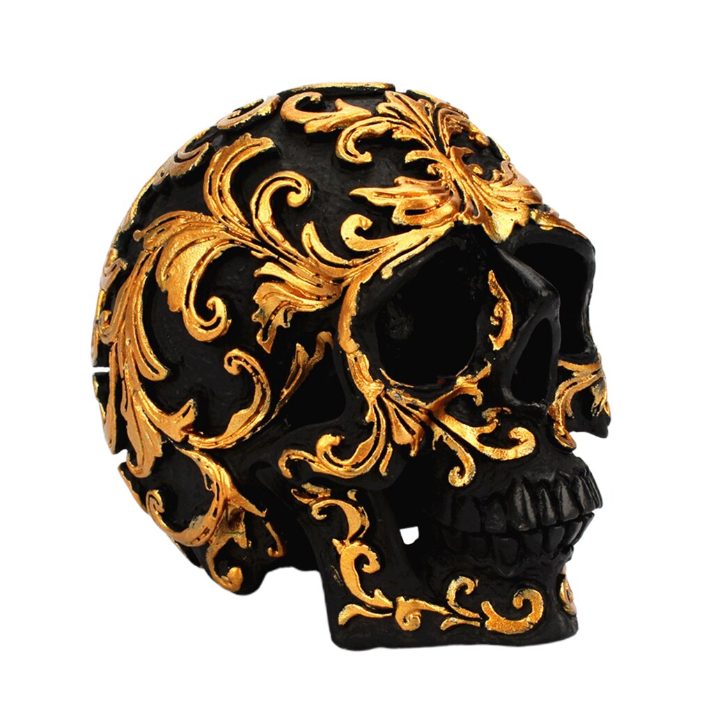 Resin Craft Skull Statues & Sculptures Garden Statues Sculptures Skull Ornaments DIY Art Carving Statue