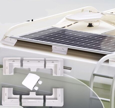 Willone 7PCS ABS PV Panel Solar Mounting Structure white