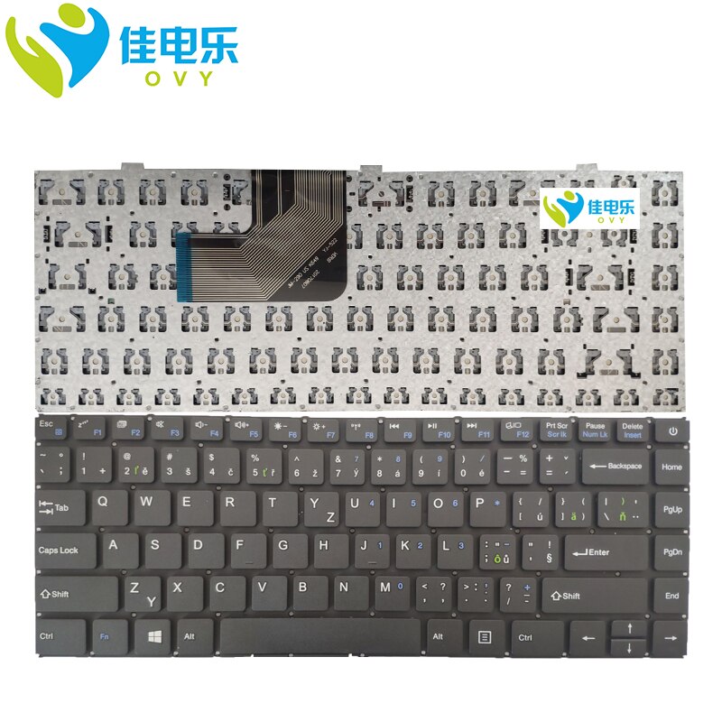 OVY PO. BG SK SP nos teclado del ordenador portátil para Prestigio 133S JM290 K649 YJ-522 YXT-NB93-54 MB2904005 YXT-NB93-52 MB2904002: RED