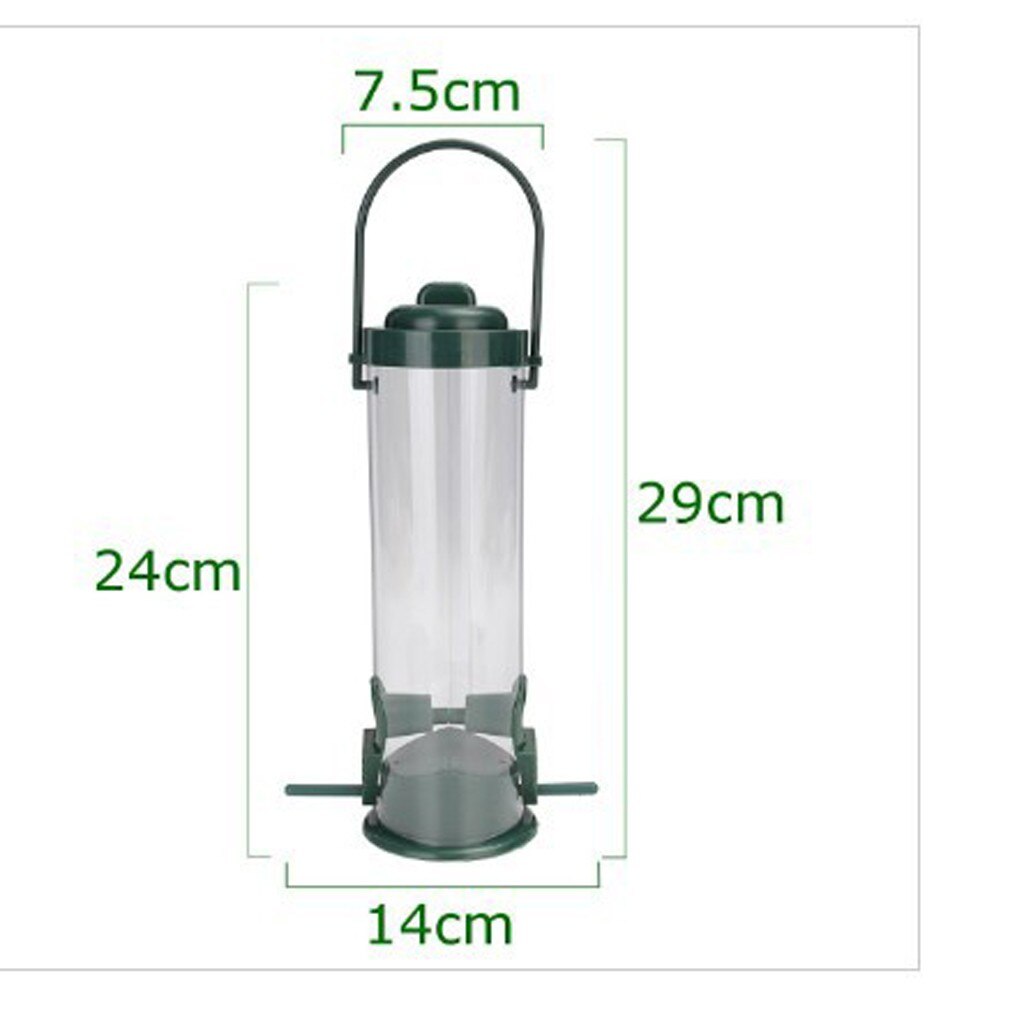 Fuglefoder udendørs hængende mesh fodring transportable vilde fugle holder produkter have park træ container til haven gård indretning