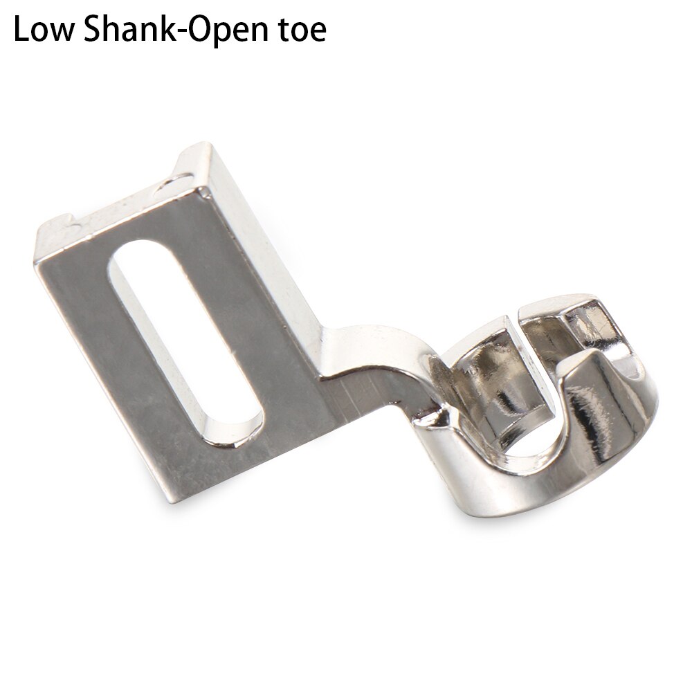 High Low Shank Presser Foot Ruler Foot For Singer Brother Sewing Machine Free Motion Darning Frame Sewing Ruler Quilting Tools: Open toe2