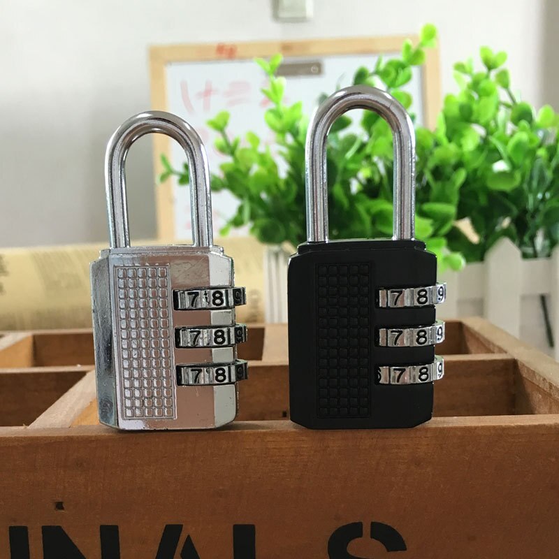 combination lock small mini padlock gym make-up box clothes the cabinet suitcase dormitory door lock