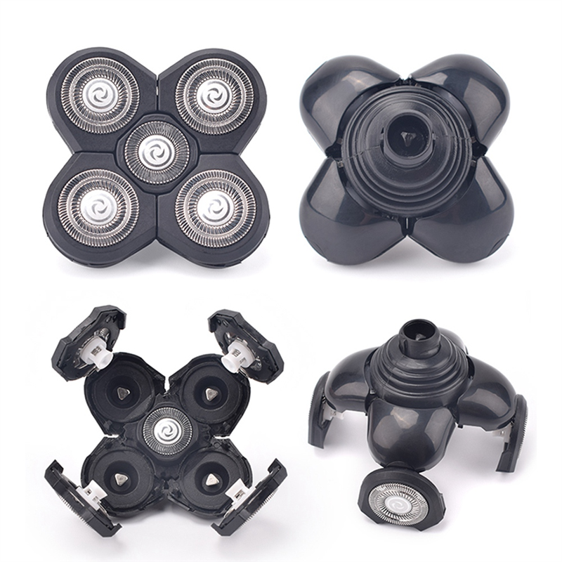 4 STKS Vervanging Scheerapparaat Hoofd Elektrisch Scheerapparaat 5 Cutter Drijvende Hoofd Waterdicht Roestvrij Stalen Mes