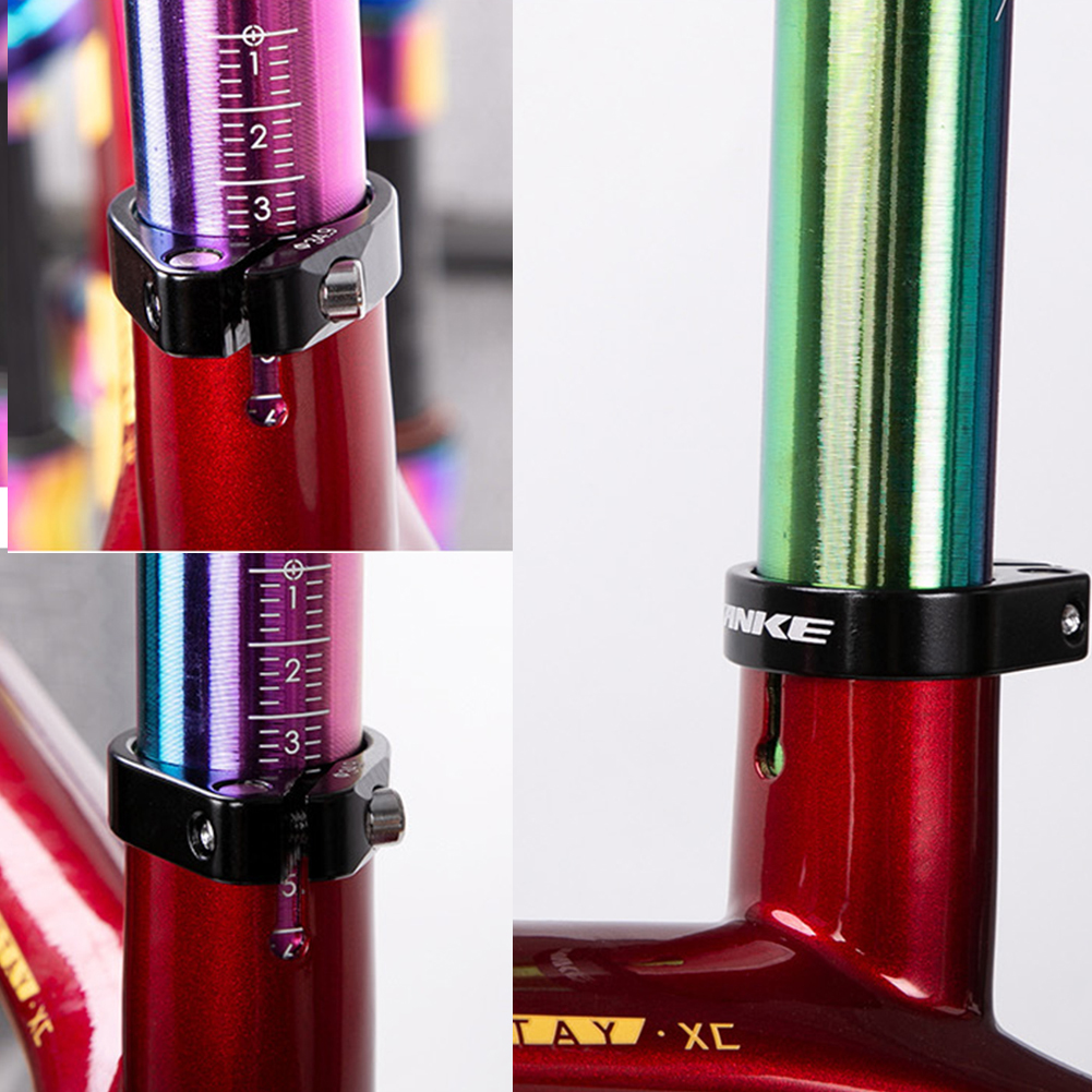 31.8/34.9MM MTB Road Bike Lock Seat Post Clamp Bicycle Saddle Seat Tube Clamp Clip Ring Universal Cycling Part