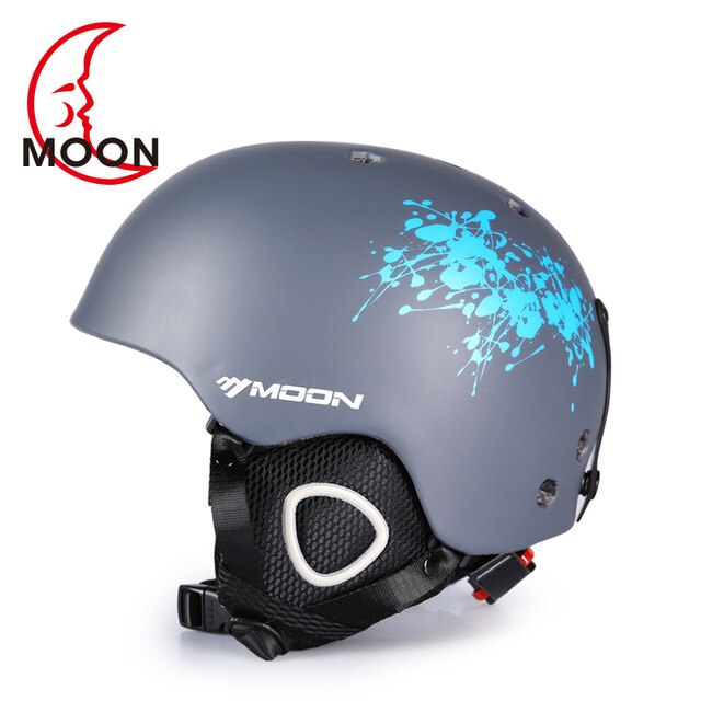 MOON Skiën Helm PC + EPS Ultralight Ce-certificering Integraal Gegoten Ademend Ski Helm Snowboard/Skateboard Helm