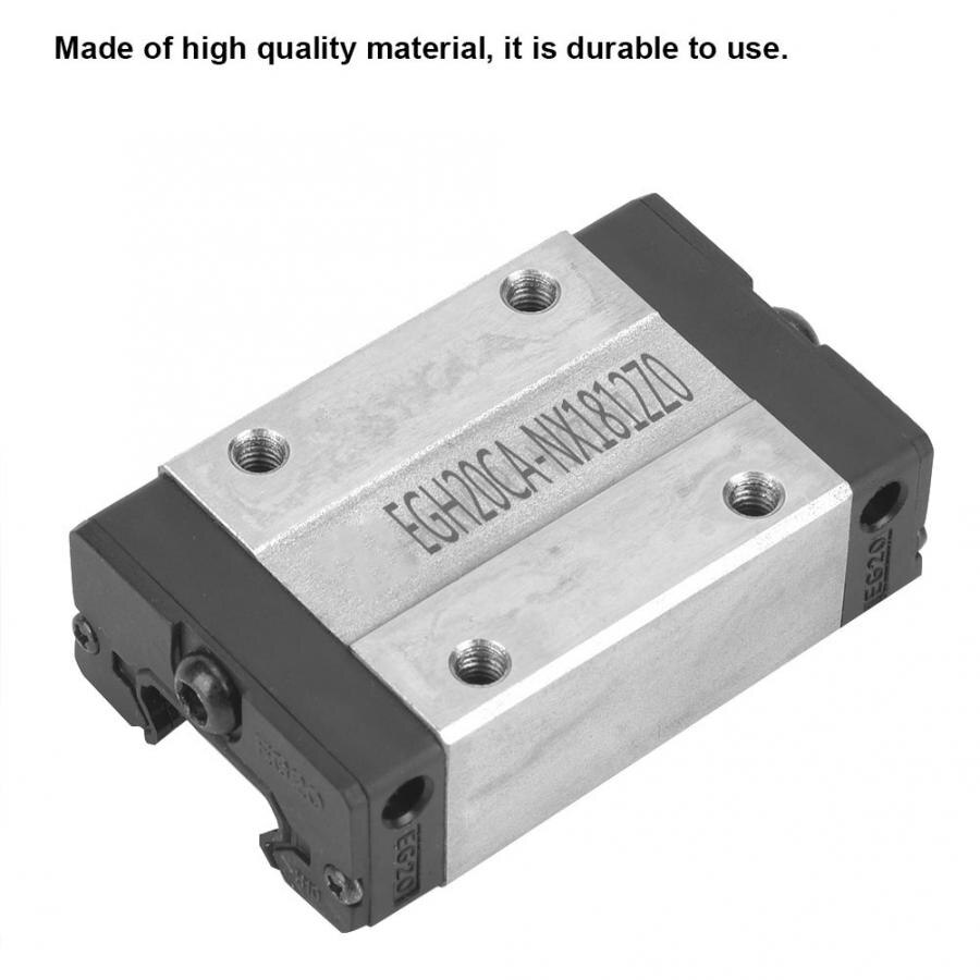Linear lager 1 stücke EGH20CA Mini Linearführungsschiene Block Slider Lager Stahl Schiebe Blöcke linear