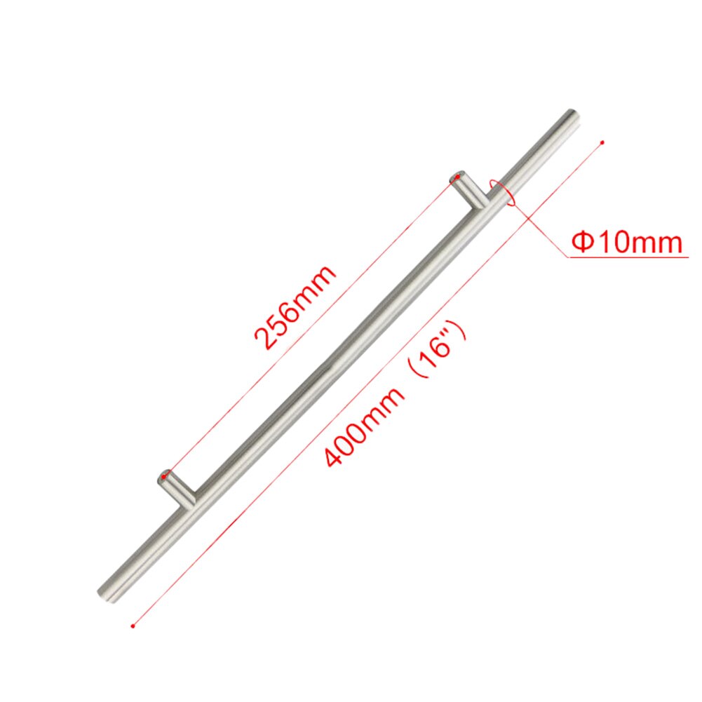 Meubels Handgrepen 64Mm-288Mm Roestvrij Staal T Bar Handgrepen Voor Meubels Kast Knoppen En Handgrepen Pull Voor kastdeur: B6691-7A