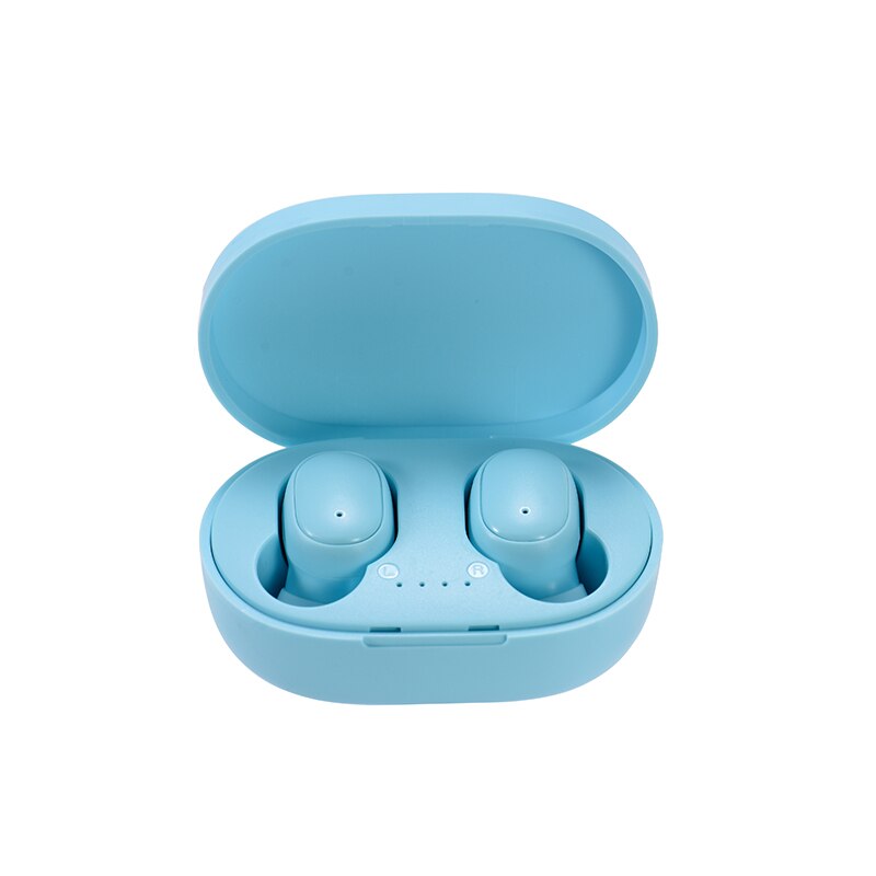 XVIDA-auriculares inalámbricos A6S PRO TWS IPX4, resistentes al agua, Mini auriculares internos Macaron con Bluetooth 5,0 para todos los teléfonos inteligentes: A6S PRO blue no box