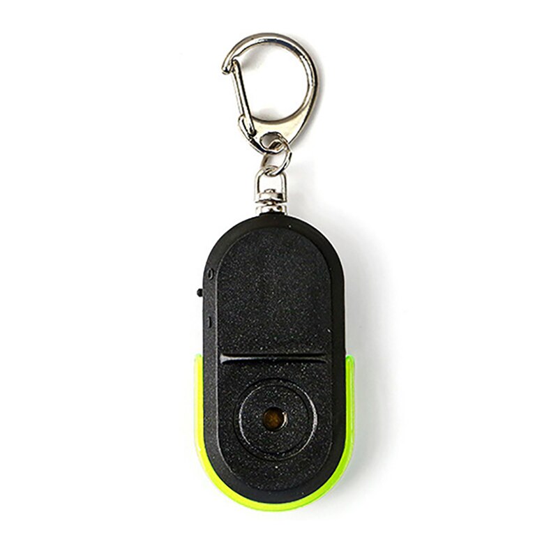 Anti-Lost Key Finder Key Locator Fluitje Key Finder Knipperende Piepen Remote Lost Key Finder Locator Sleutelhanger Met LED Licht: green