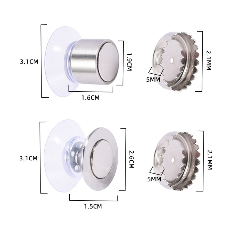 Magnetische Zeephouder Vacuüm Zuignap Zeep Hanger Voor Keuken, Badkamer, Wc