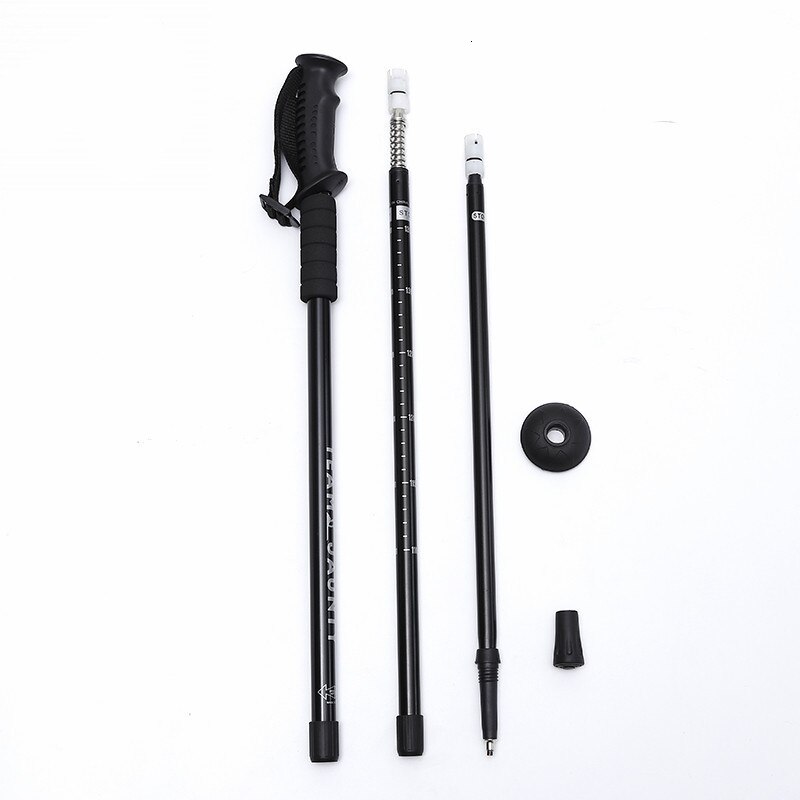 2Pcs/lot Anti Shock Walking Sticks Alpenstock Trekking Hiking Walking Poles Set Telescopic Nordic Walking Canes Shooting Crutch