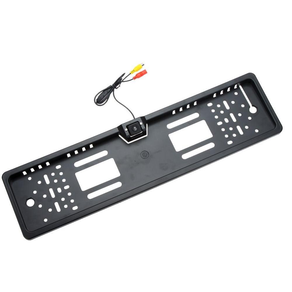 Marco para matrícula Led Hd, cámara de visión trasera de marcha atrás, Ccd, sistema de imagen de marcha atrás, instalación Super fácil