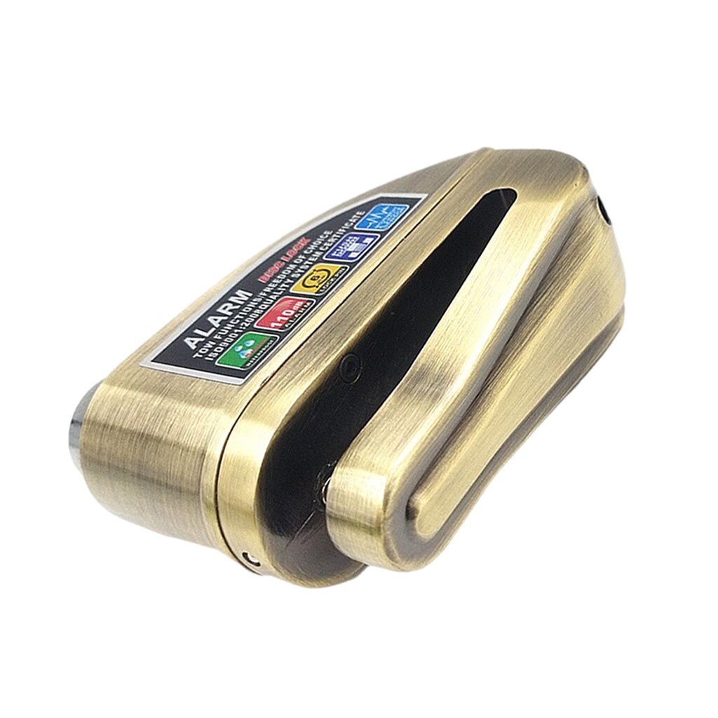 Blokada z alarmem na tarcze z alarmem zabezpieczenie przed kradzieżą blokada tarczy alarm motocyklowy, krążownik-motocykle robić motocykla alarm bezpieczeństwa prezent,