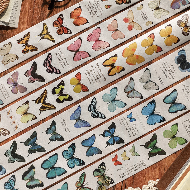 45mm de large papillon poésie série masquage Washi – Grandado