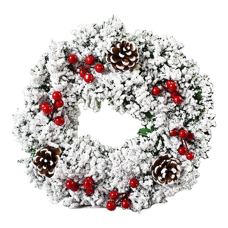 30cm julepynt julekrans dekorativ krans juledekoration bondehus juleindretning