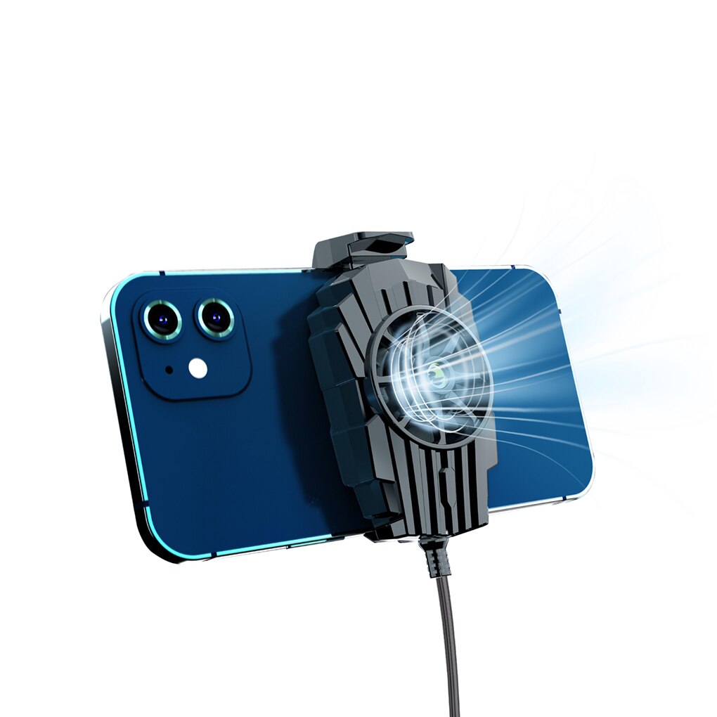 G6 zasilany przez USB telefon komórkowy rozpraszanie ciepła wentylator chłodzący z klipsem z tyłu gra Cooler telefon komórkowy fajny radiator telefon komórkowy Cooler