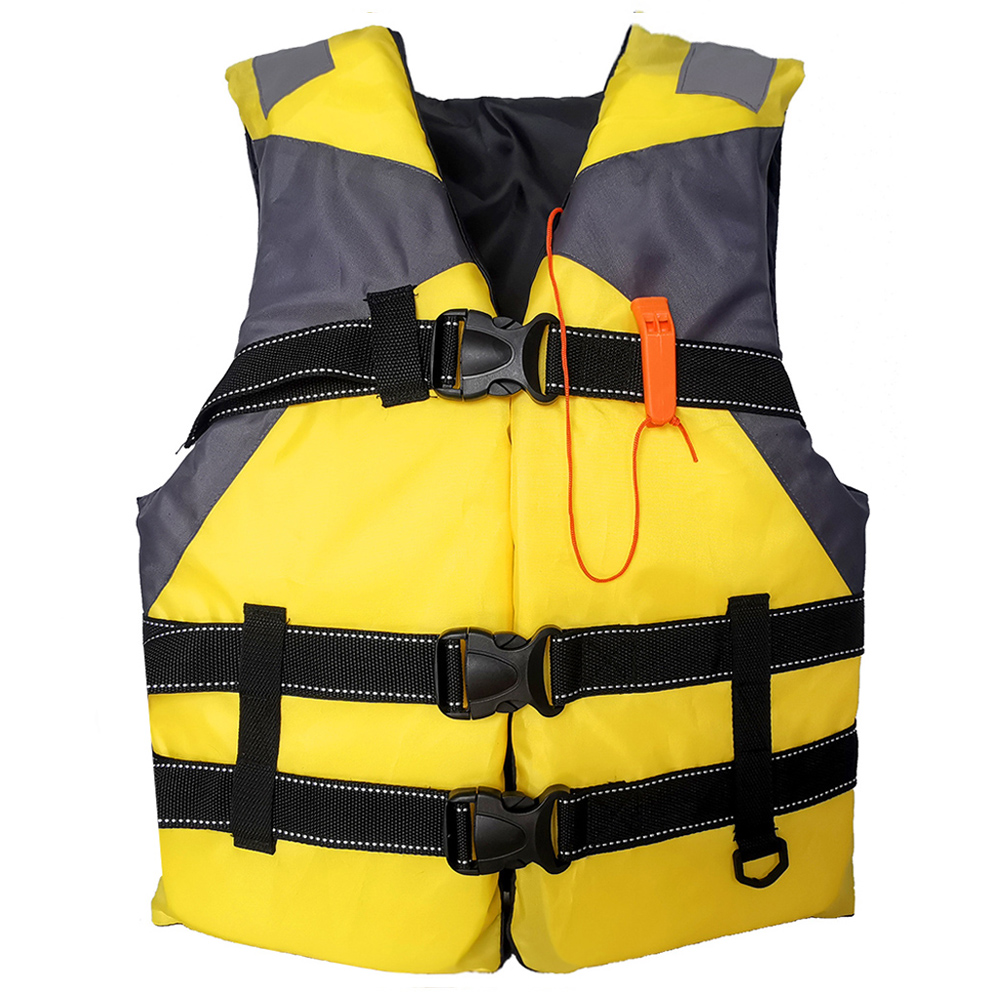 Chaleco salvavidas para adultos, para Surf, Kayak, Wakeboard, balsa de rescate, Jet Ski, natación, lanchas de rescate, deportes acuáticos: N033 Yellow