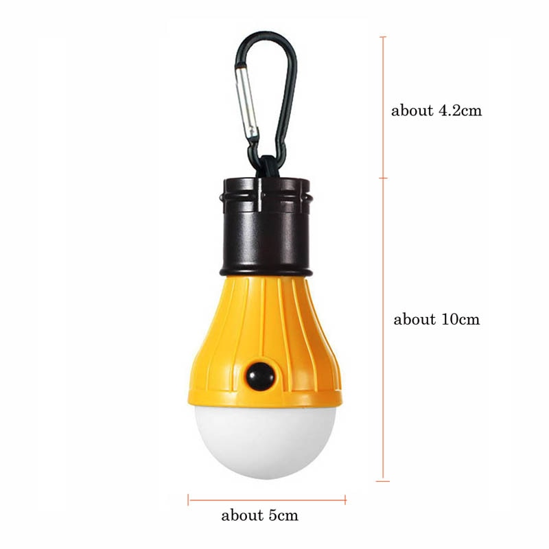 Led camping lampe telt lys 150lm 3- mode bærbar lanterne led lampe fakkellygte aaa lommelygte fiskeri nødlys led pære
