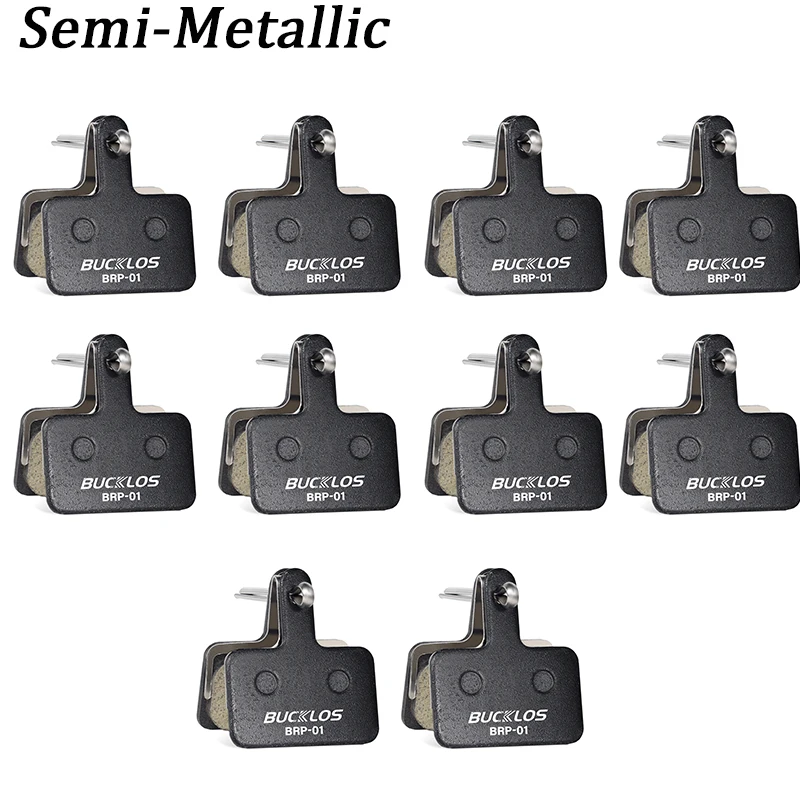 Bucklos Voor B 01S Fiets Remblok Semi Metalen Fiets Remblokken Fiets Hydraulisch Remblok Weg Mountainbike Schijfremmen Remmen: Light Grey