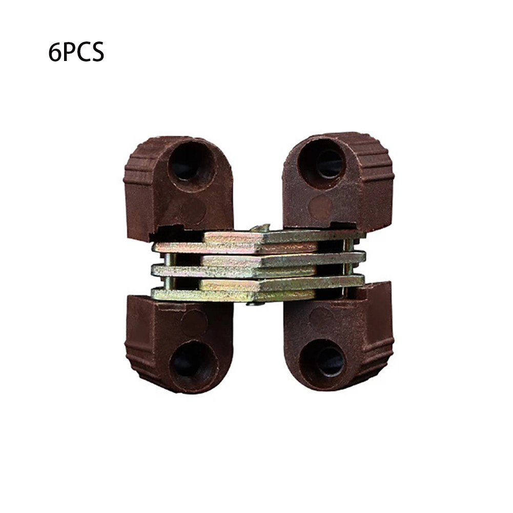 Bisagra Invisible para puerta plegable, herramientas de reparación de muebles, 6 * oculto