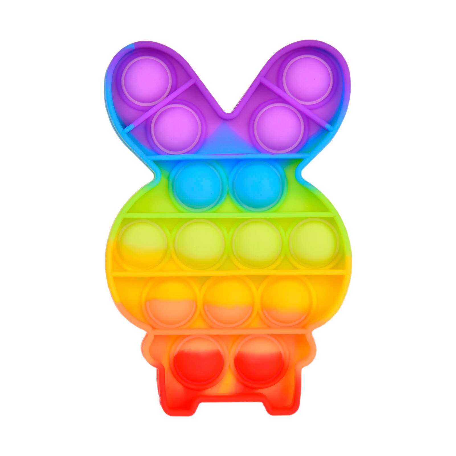 Push Bubble Fidget Sensory Toy Autism Special Needs Five-pointed Star Fidget Squeeze Funny Anti-stress Stress Reliever Toys: Rabbit