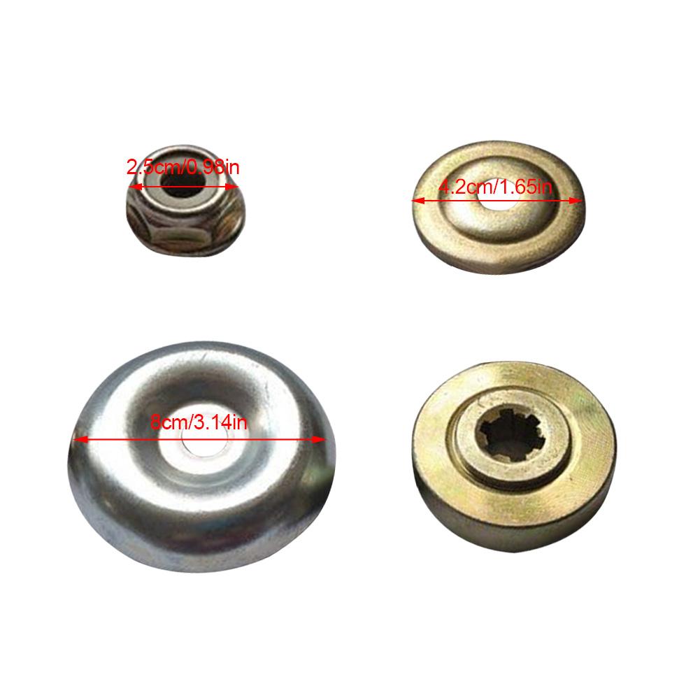 Lawn Mower Universal Accessories Adapter Nut Fixing Kit Metal Gearbox Blade Replacement Accessories For Lawn Mower Trimmer