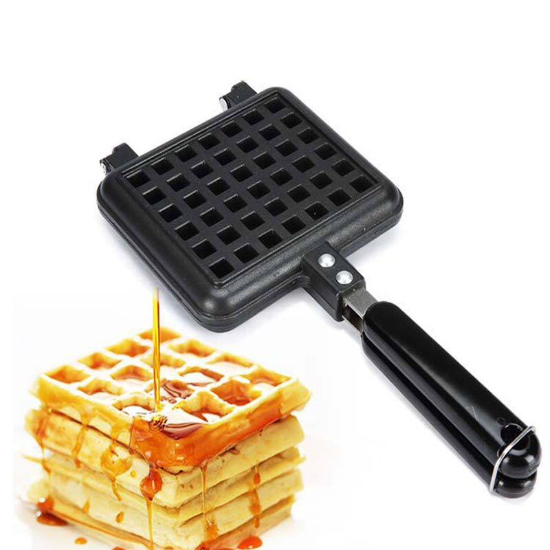 31*14.5*3 Cm Aluminium Bakken Mallen Non-stick Wafel Mallen Gas Gebruikt Non-stick cakevormen Waffle Bakplaat