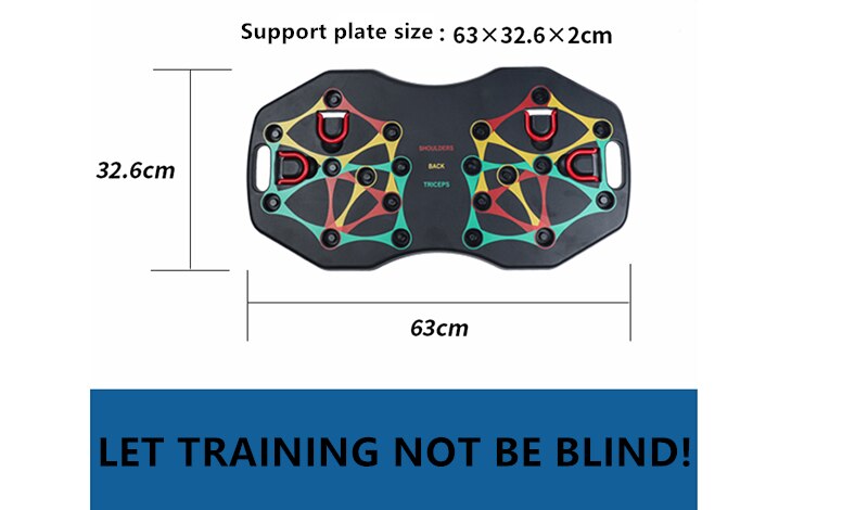 K2017 Foldable Push Up Board Multifunctional Body Comprehensive Exercise Stands Slimming Gym: Default Title