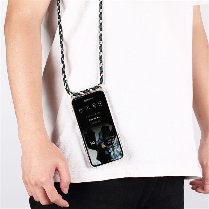 Cinturini per telefoni cellulari, cordino universale in Nylon per IPhone, Samsung, Galaxy, Xiaomi, Huawei, smartphone,