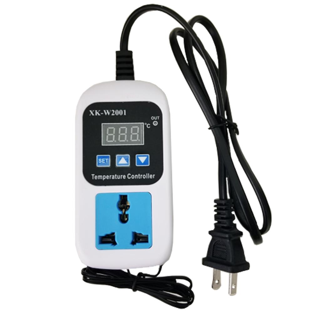 VKS-W2001 Electronic Temperature Control Socket Thermostat Control Fully Automatic Switch Adjustable Digital Display