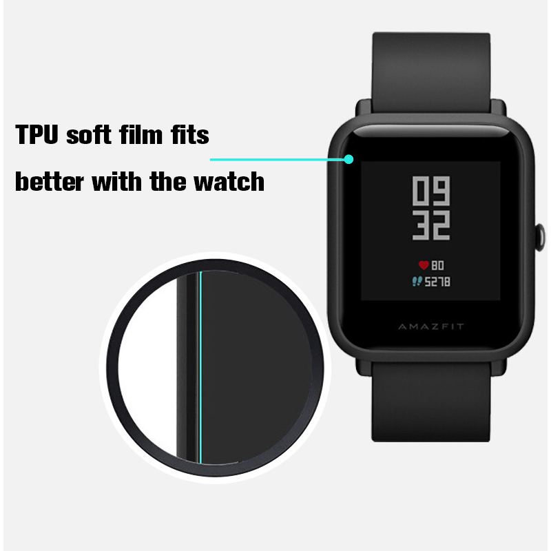 TPU Soft Protective Film For Huami Amazfit GTS Clear Guard For Xiaomi Amazfit Bip U Pro Scratch Proof Screen Protector not glass