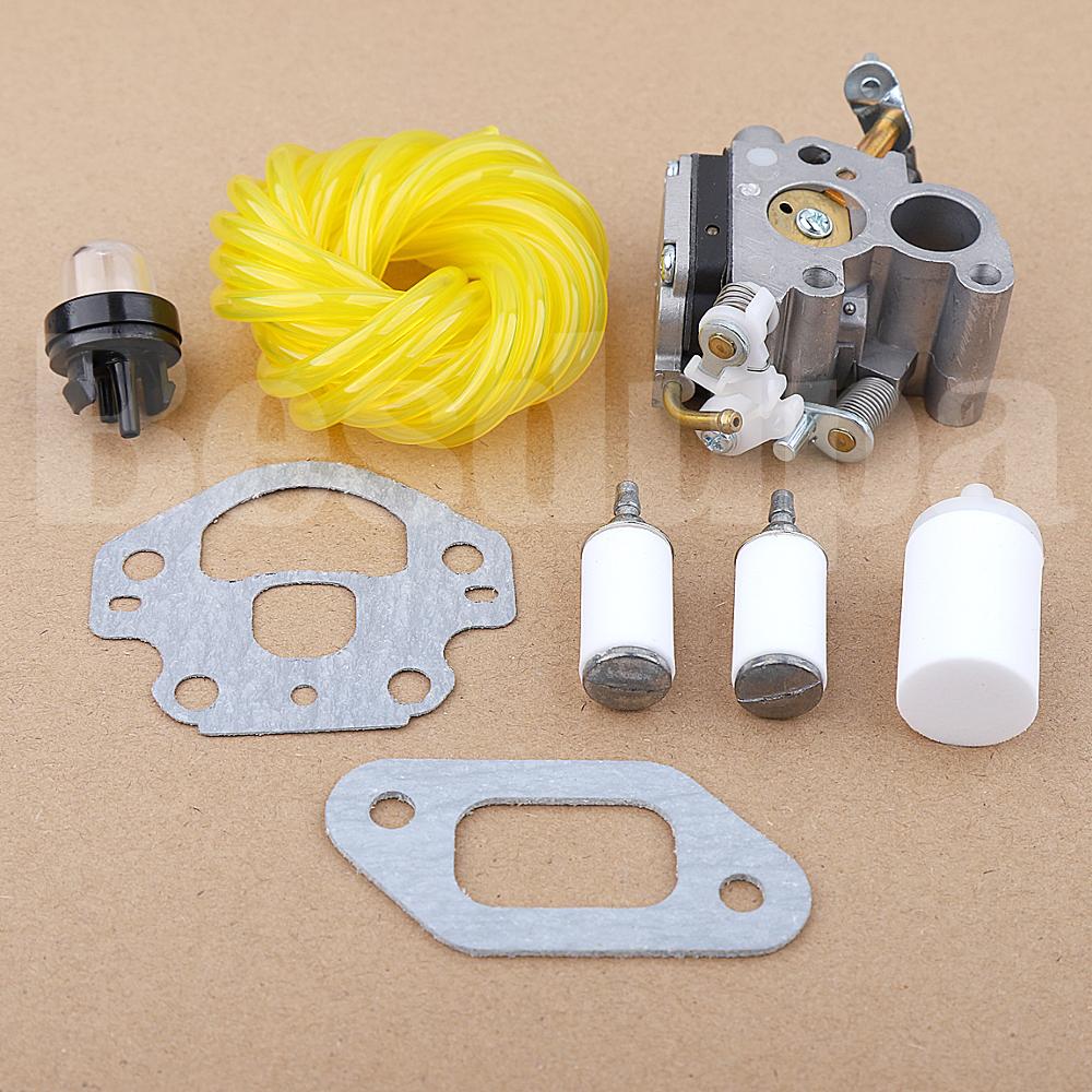 Carburatore carburatore linea carburante per Husqvarna 135 140 140E 435 440 Jonsered CS2240 S McCulloch CS410 motosega 506450501 C1T-EL41A