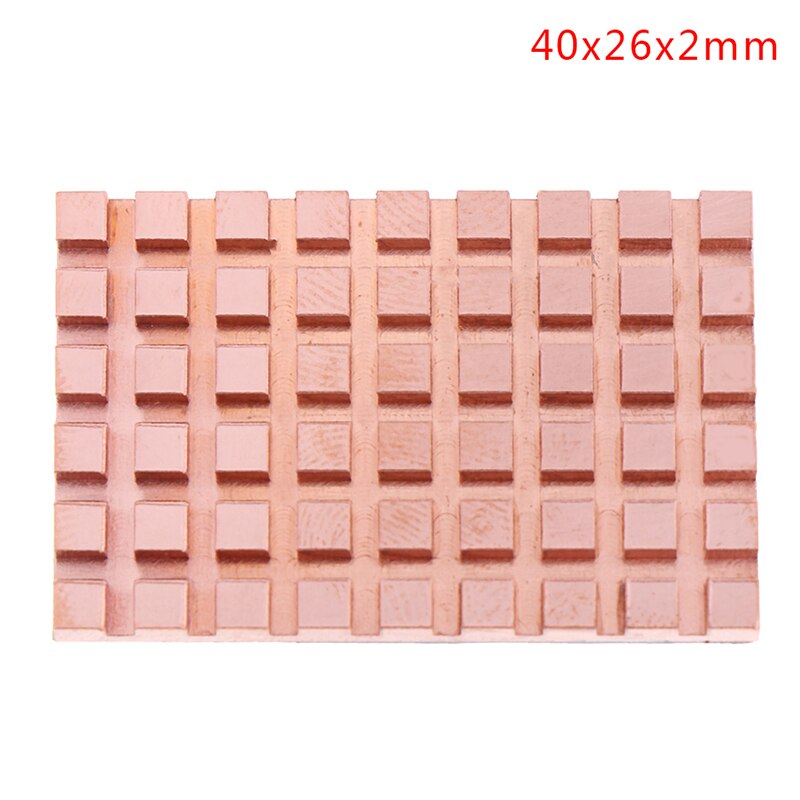 Copper Heatsink Thermally Conductive Adhesive For MSATA NGFF 5030 Msata3.0 Solid State Disk SSD Radiator Cooler: A1