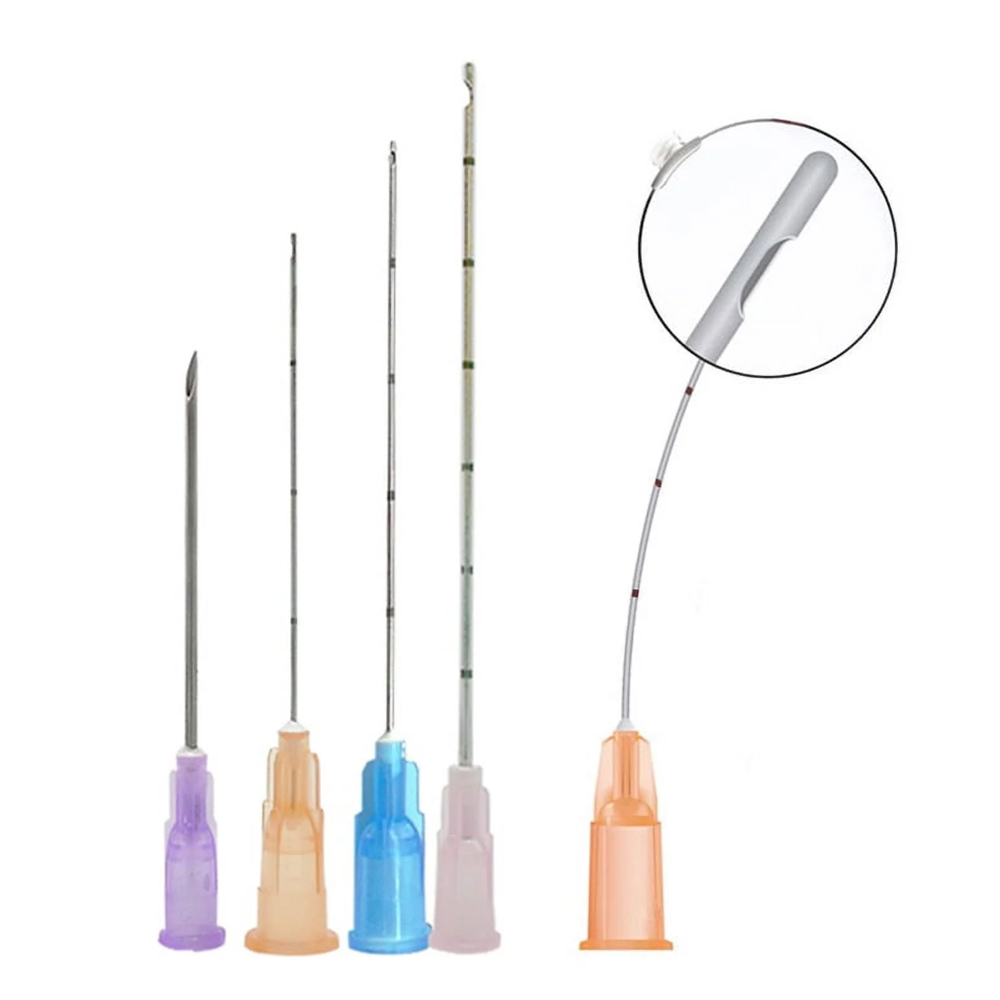 Canule jetable à pointe émoussée, Micro aiguilles de tatouage pour Piercing corporel, remplissage de seringue, 18G/21G/22G/23G/25G/27G/30G 50mm 70mm