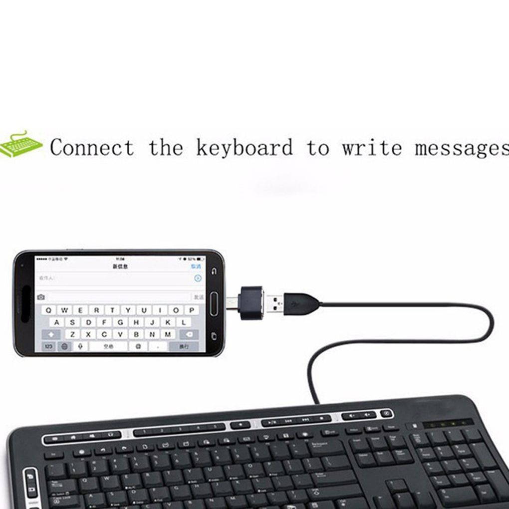 Mini OTG Adapters Mobile Phone Tablet Card Reader Micro USB Flash Mouse Keyboard Expansions