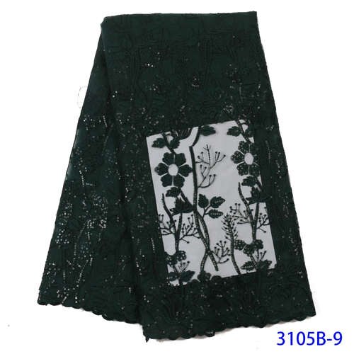 Franske pailletter blondestof kvinder brudekjole afrikansk blondestof blonde afrikansk tyl blondestof  ya3105b-5: Billede 9