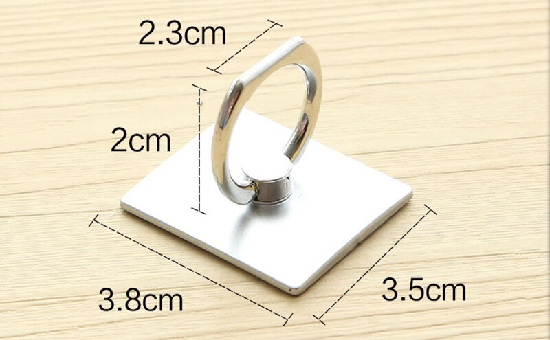 Zufällig farbiger fingerring-handyhalter für iphone, huawei, samsung, smartphones, runde handyringe, autohalterung