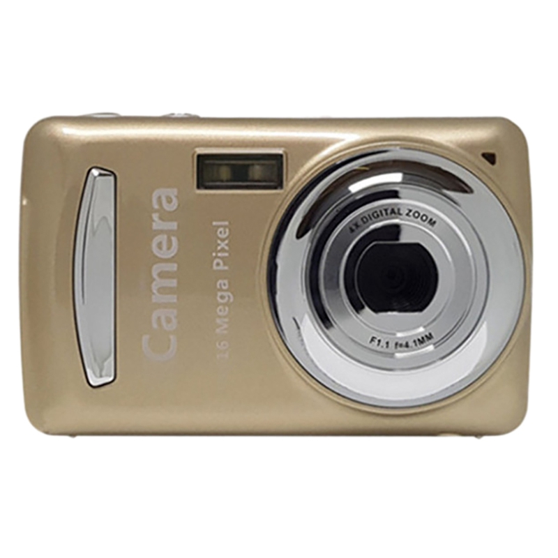 Digital Camera,Portable Cameras 16 Million HD Pixel Compact Home Digital Camera For Kids Teens Seniors: Golden